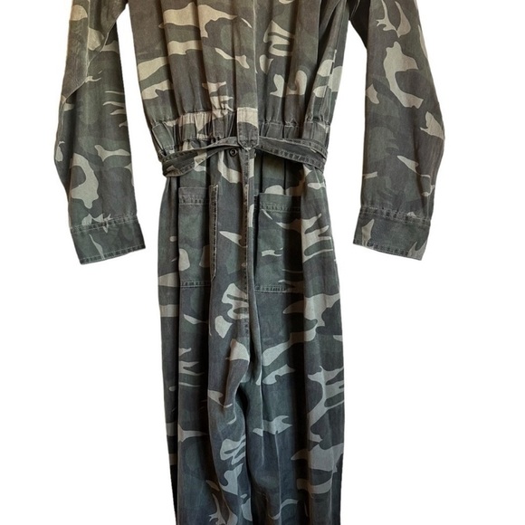 PAM & GELA Camo Belted Tencel Jumpsuit - Picture 8 of 12